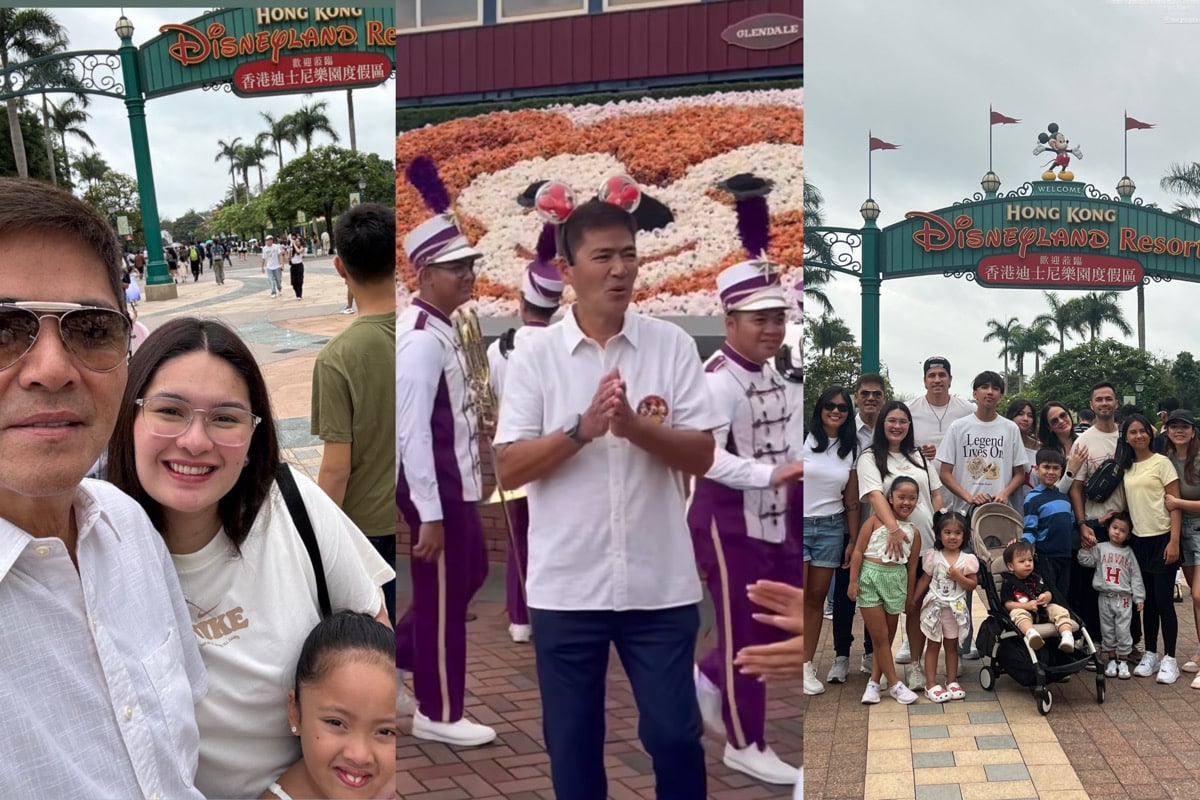 Vic Sotto enjoys Disneyland with family for 70th birthday