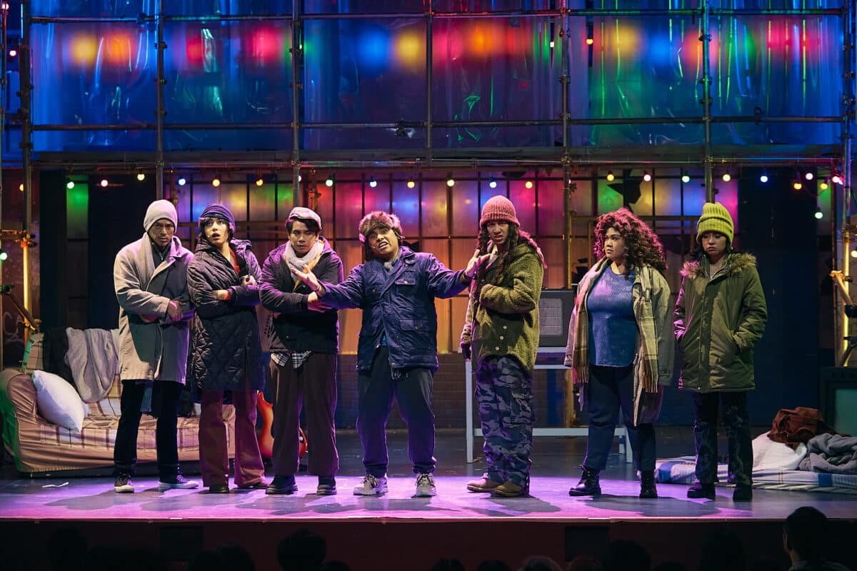 The cast of "Rent" Manila. Image: Courtesy of 9 Works Theatrical