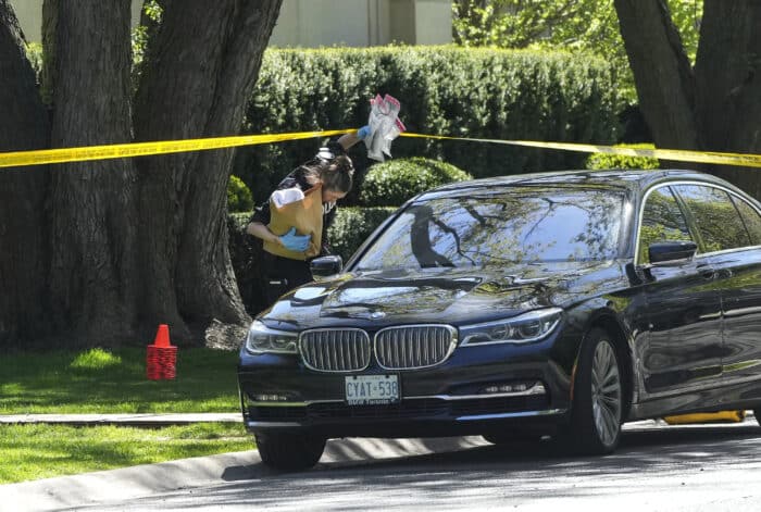 Police investigating shooting outside Drake's mansion