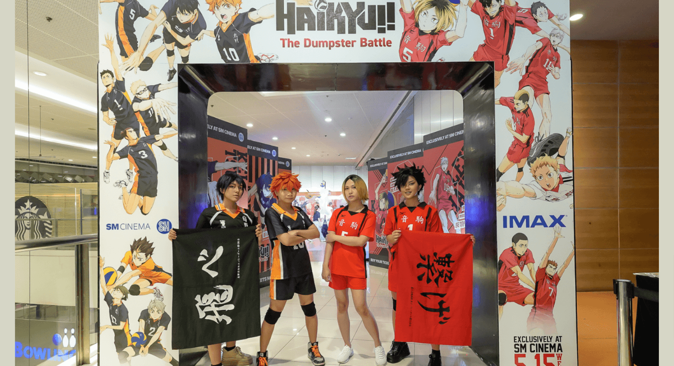 Watch and experience the Haikyu fever exclusively only at SM Cinema