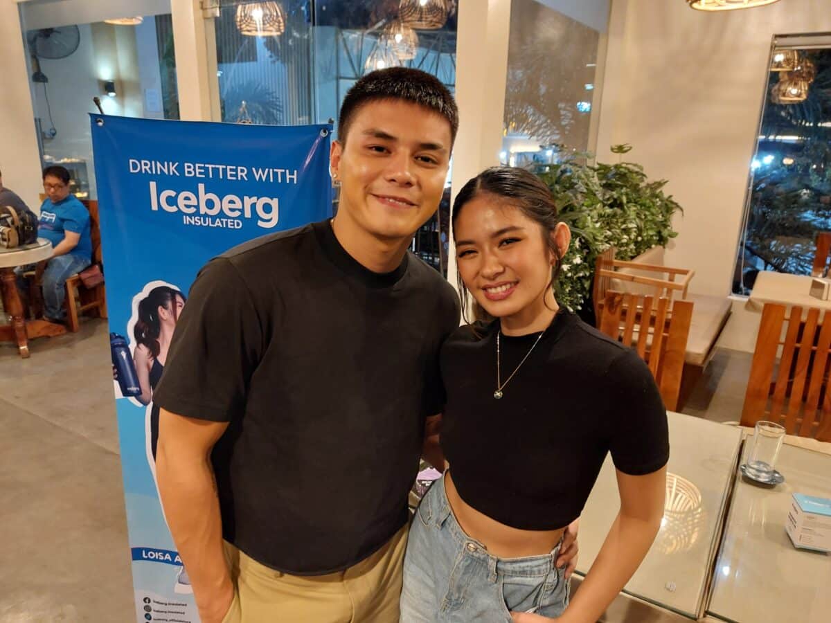 Loisa Andalio (right) and Ronnie Alonte. Image: Armin P. Adina/INQUIRER.net