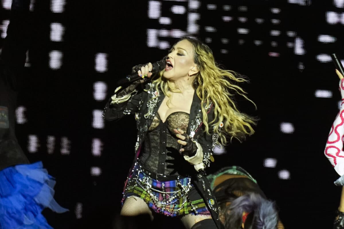 Madonna on Copacabana Beach