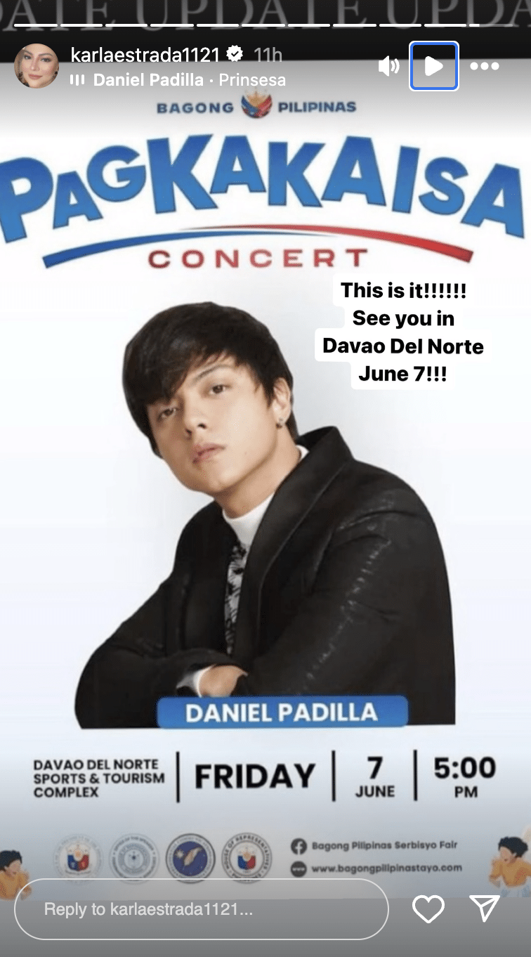 Daniel Padilla set to attend Bagong Pilipinas concert in Davao
