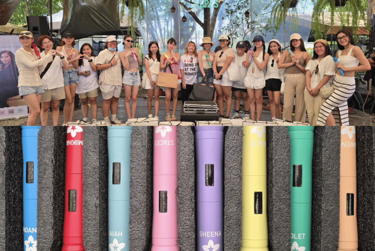 BINI ecstatic over receiving customized microphones from fans | Image: X/@bini_ph