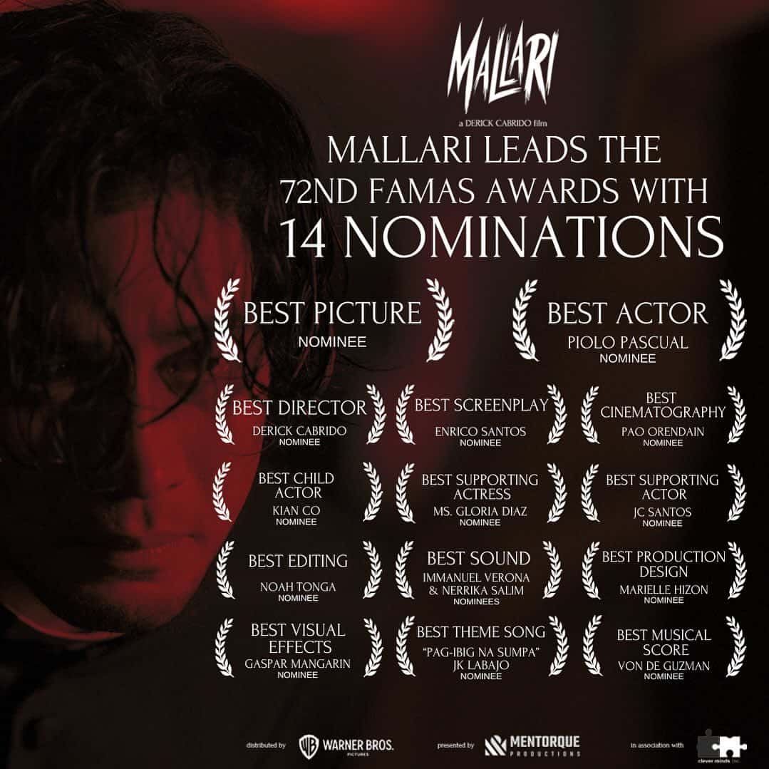 ‘Mallari’ producer says FAMAS 2024 nominations open door to Filipino culture