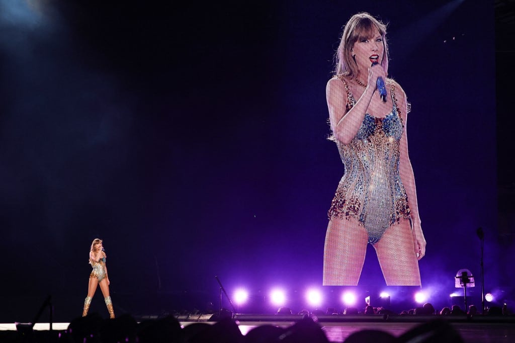 Taylor Swift during Eras Tour in Sydney