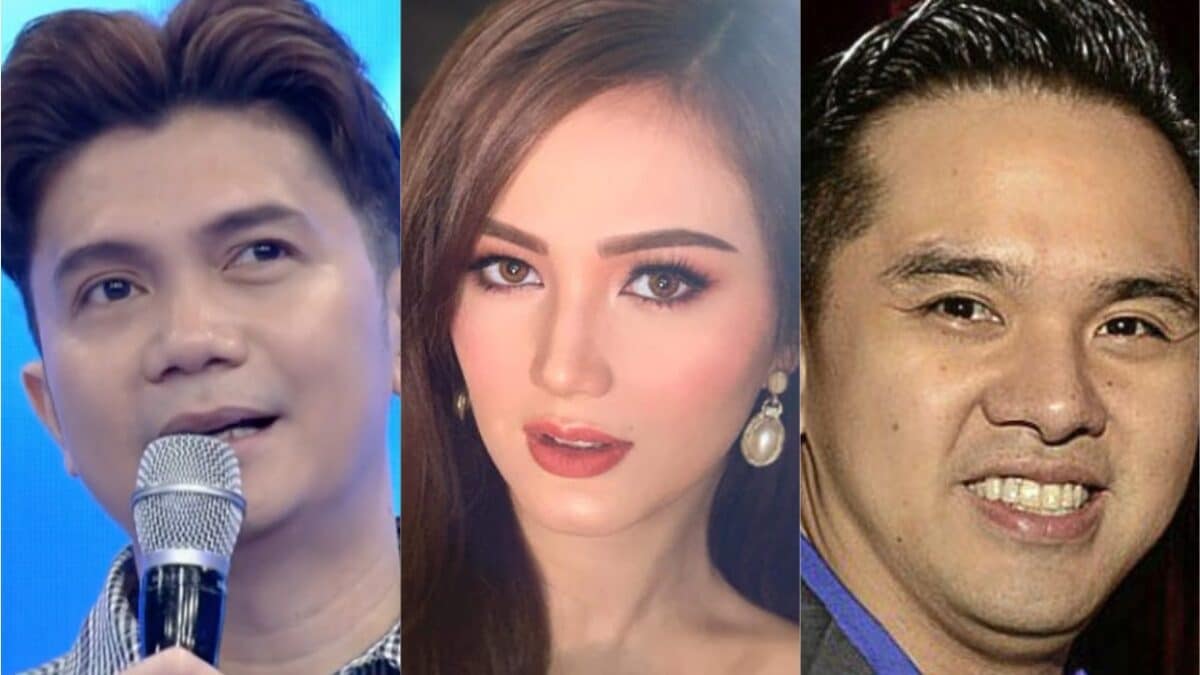 Vhong Navarro, Deniece Cornejo and Cedric Lee. Images from FACEBOOK/INQUIRER FILES