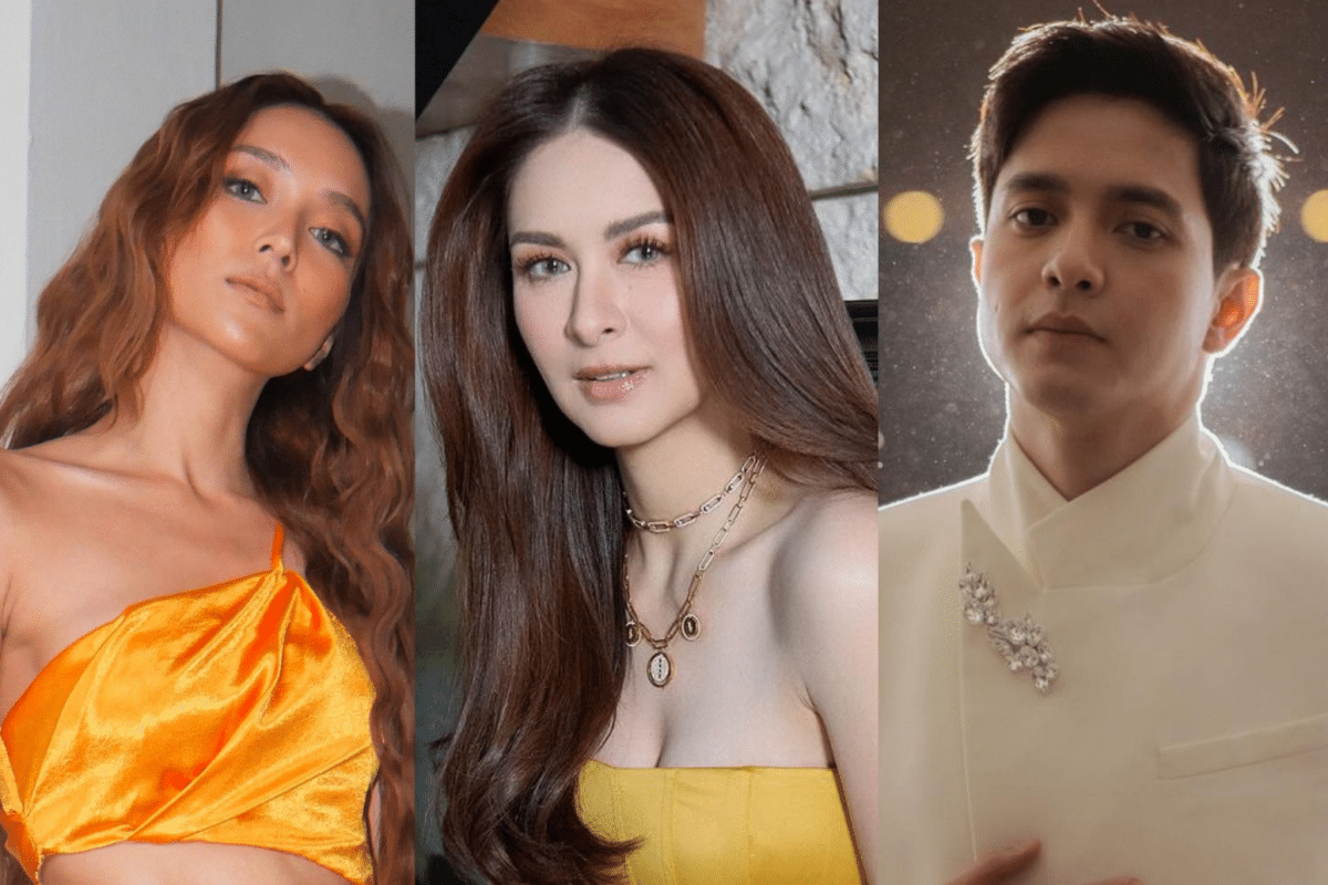 (From left) Kathryn Bernardo, Marian Rivera, and Alden Richards. Images: From the artists' respective Instagram accounts