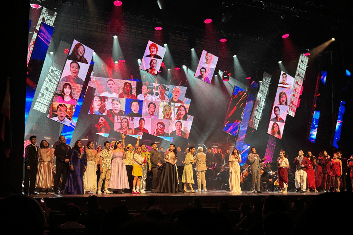 The featured stars at Day 1 of Ryan Cayabyab's "Gen C" tribute show. Image: Hannah Mallorca/INQUIRER.net