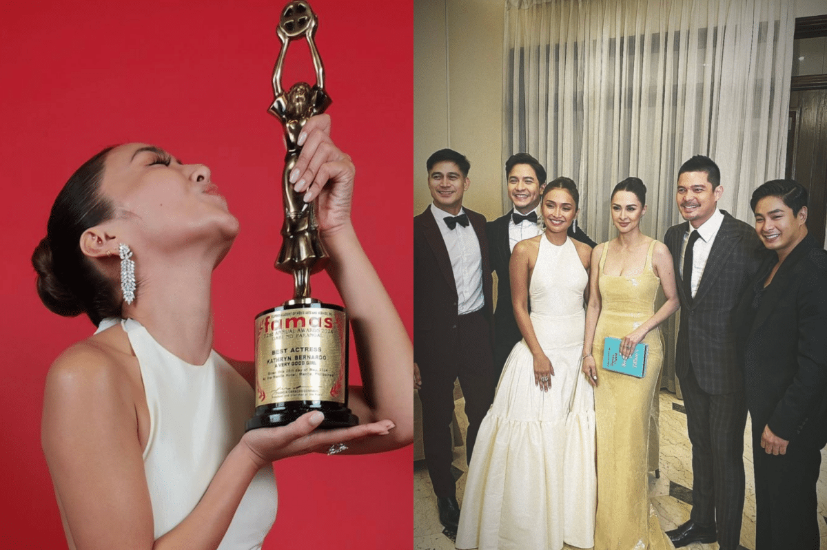 Kathryn Bernardo is 'a very happy girl' after first FAMAS win; other award moments