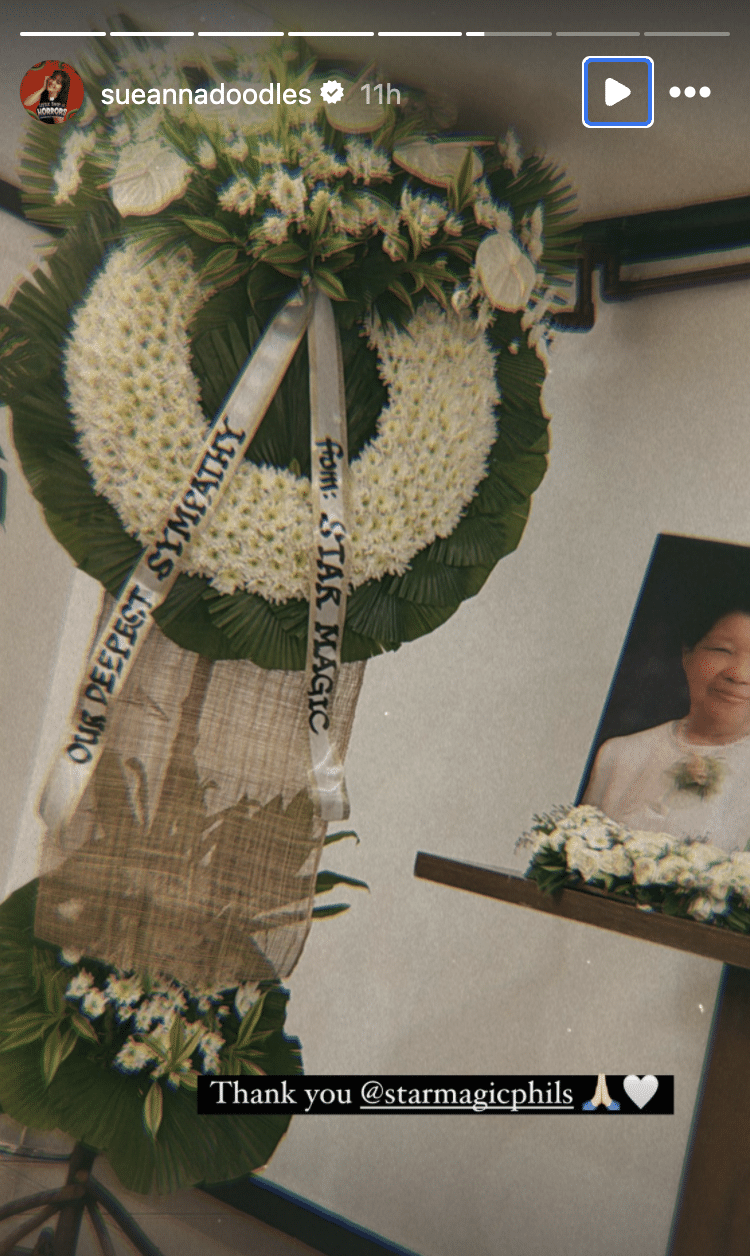 Sue Ramirez mourns death of grandmother who raised her