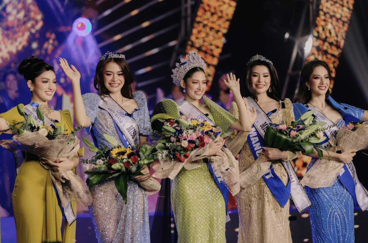 Newly-crowned Miss Manila Aliya Rohilla (center) with (from left) second runner-up Daniella Moustafa, Miss Manila-Charity Xena Ramos, Miss Manila-Tourism Leean Jamie Santos, and first runner-up Jubilee Acosta/CONTRIBUTED PHOTO, MISS MANILA