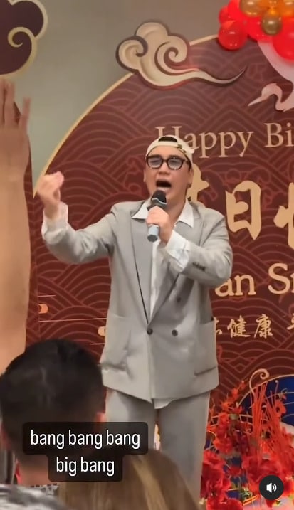 Seungri performs Big Bang songs at a birthday party for a wealthy individual in Kuala Lumpur, Malaysia, in May. Image: Malaysian netizen's Instagram account via The Korea Herald