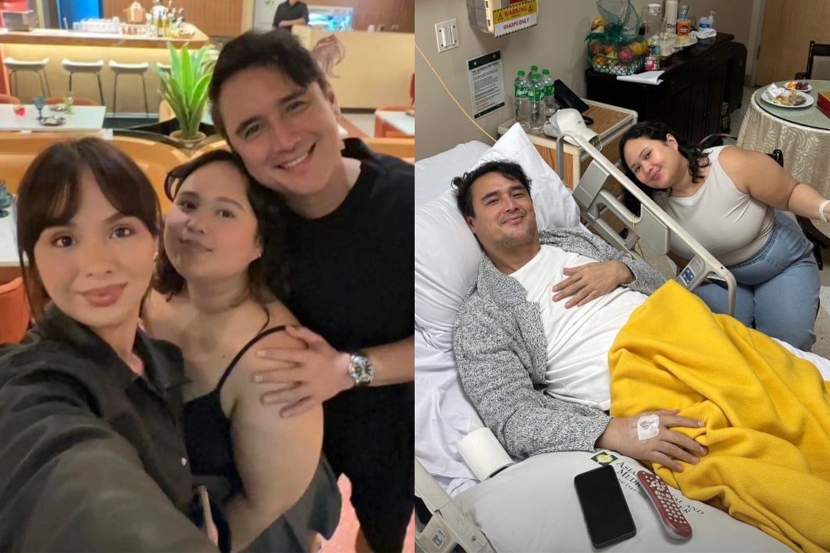 Kaila, Moira Estrada visit hospitalized dad John Estrada