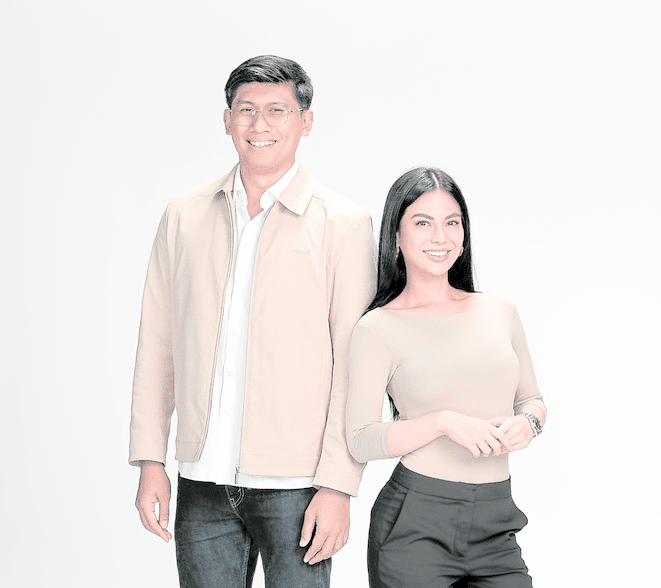 Jan Kristoffer Enriquez, general manager, and Katrina Aguila, CEO