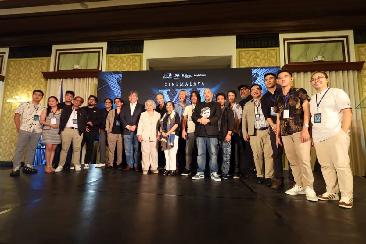 The directors of Cinemalaya 2024's full-length film finalists at a press conference. Image: Courtesy of Cultural Center of the Philippines