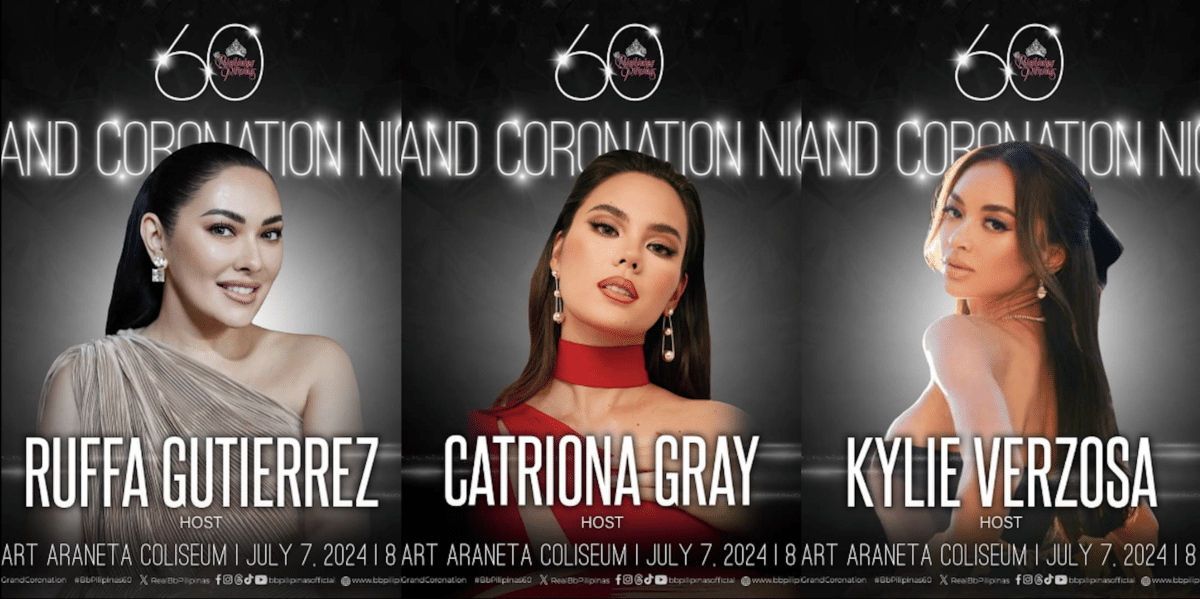 Ruffa Gutierrez to join Catriona Gray, Kylie Verzosa as Binibining Pilipinas 2024 hosts