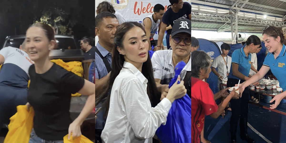 Marian Rivera, Heart Evangelista, and others join in relief efforts for Typhoon Carina victims | Image: Instagram/@marianrivera, @iamhearte, @sparklegmaartistcenter