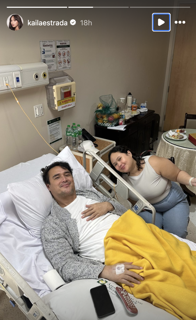 Kaila, Moira Estrada visit hospitalized dad John Estrada
