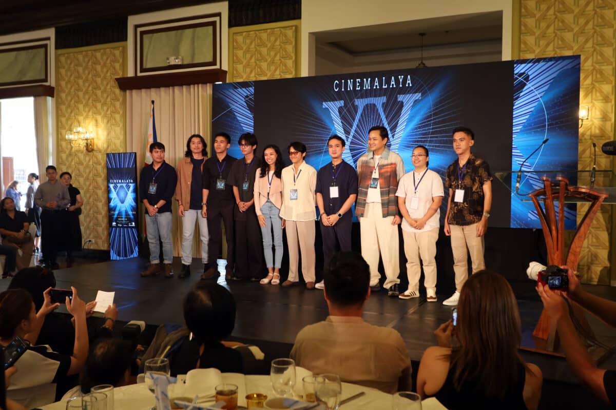 The directors of Cinemalaya 2024's short film finalists at a press conference. Image: Courtesy of Cultural Center of the Philippines