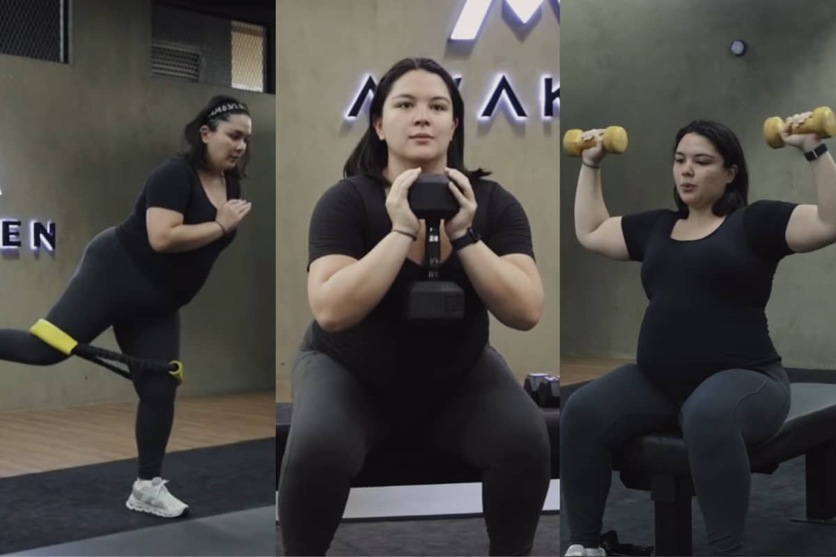 Ria Atayde takes on strength training while pregnant