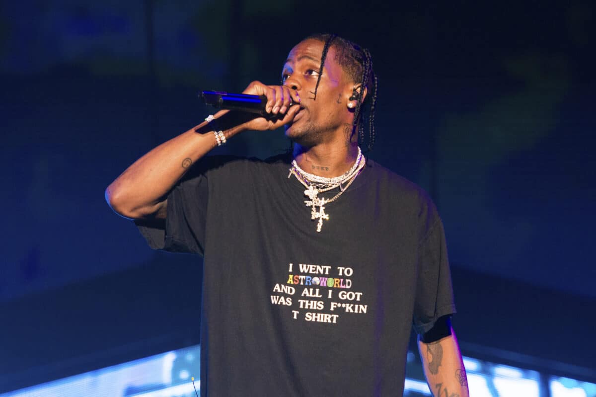 Travis Scott is released from police custody after arrest over a Paris hotel altercation. Image: Scott Roth/Invision/AP