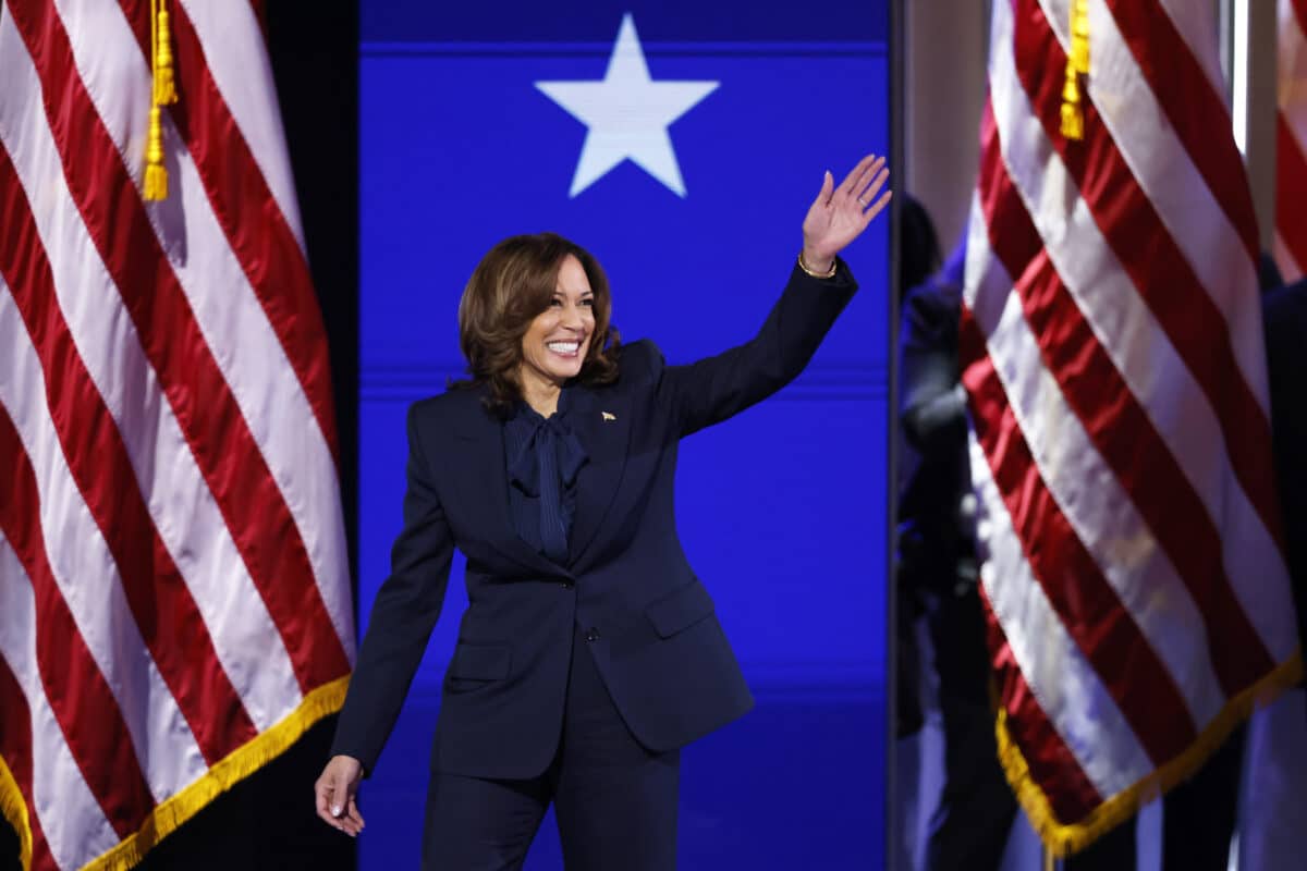 Kamala Harris with Beyoncé? Yes, but only through loudspeakers