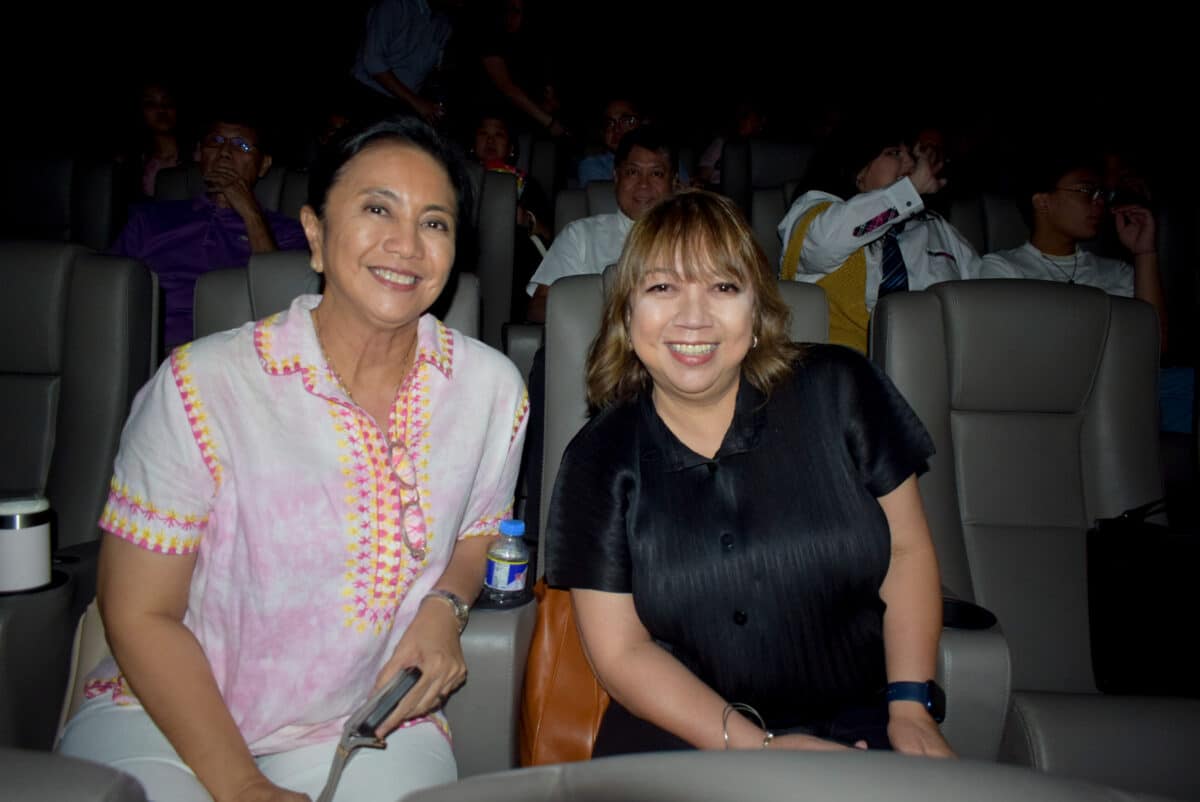 (From left) Former vice president Leni Robredo and "And So It Begins" director Ramona Diaz. Image: Courtesy of Erickson dela Cruz