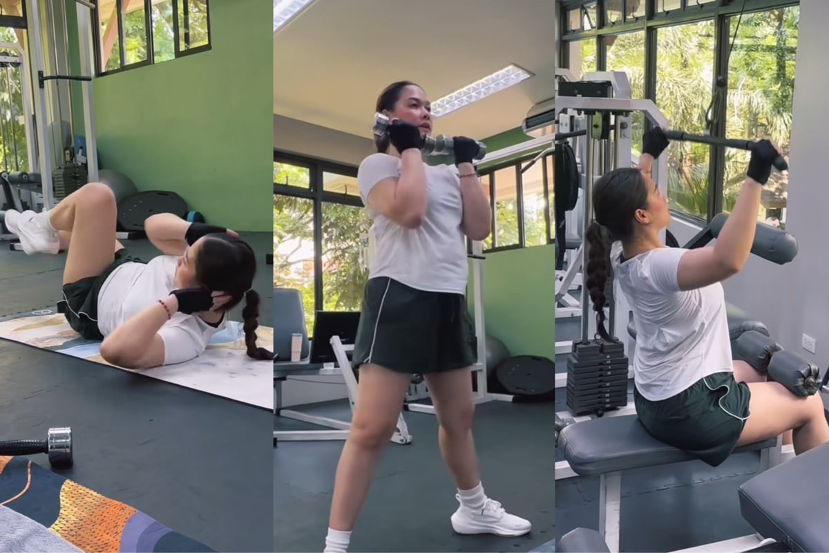 Maja Salvador back to working out two months after childbirth