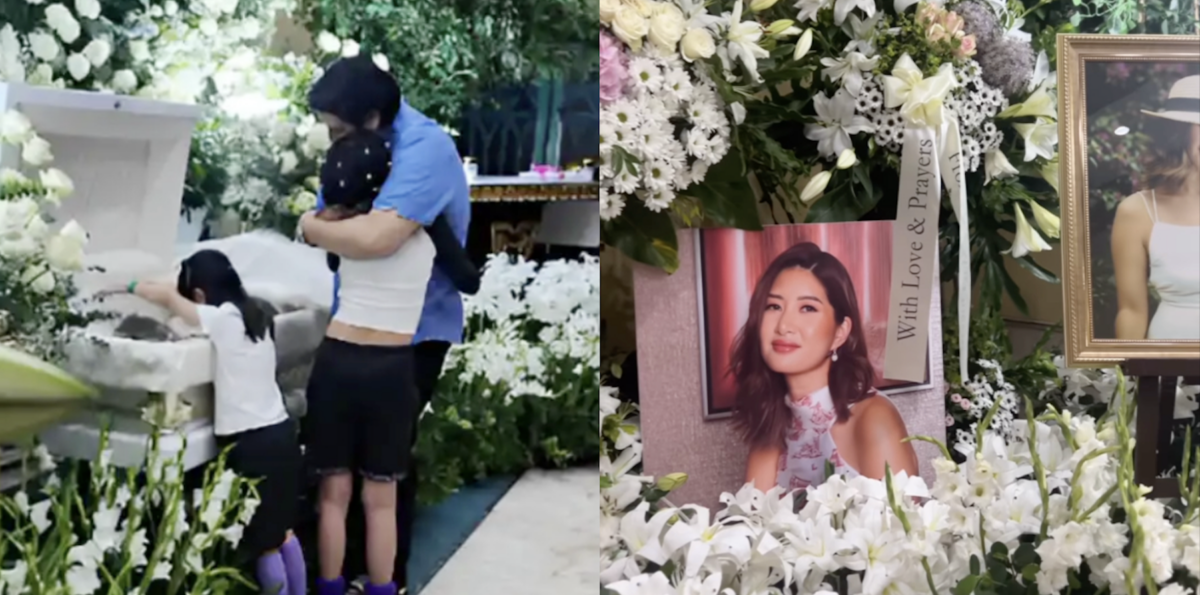 Elvis Gutierrez, kids hug photo at wife Alexa's wake touches netizens