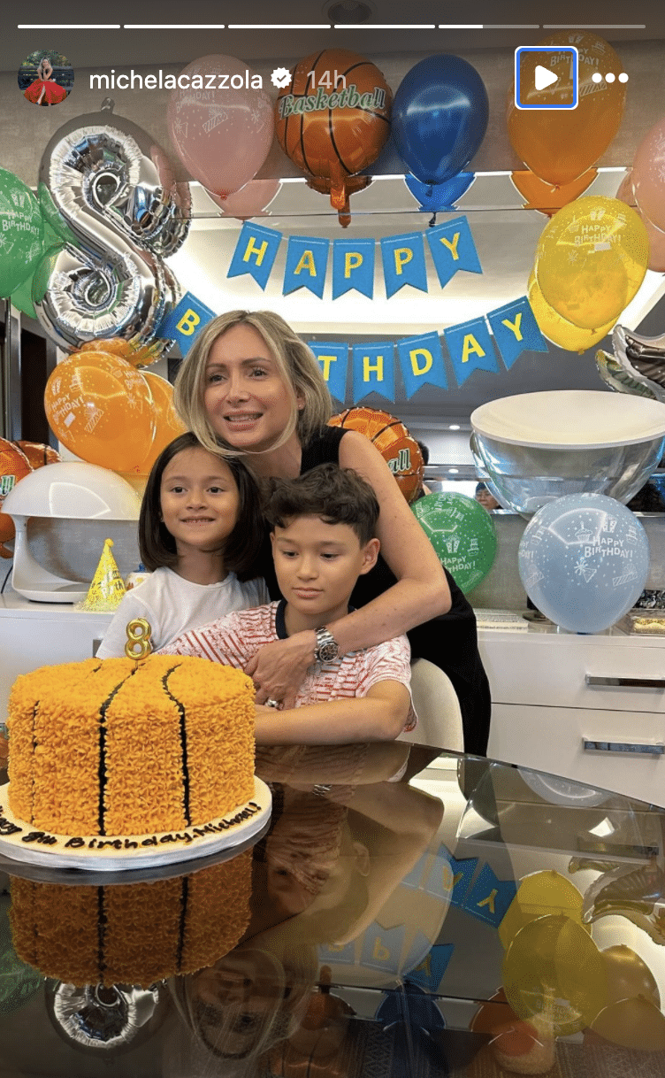 James Yap, partner Mic Cazzola together on son’s birthday