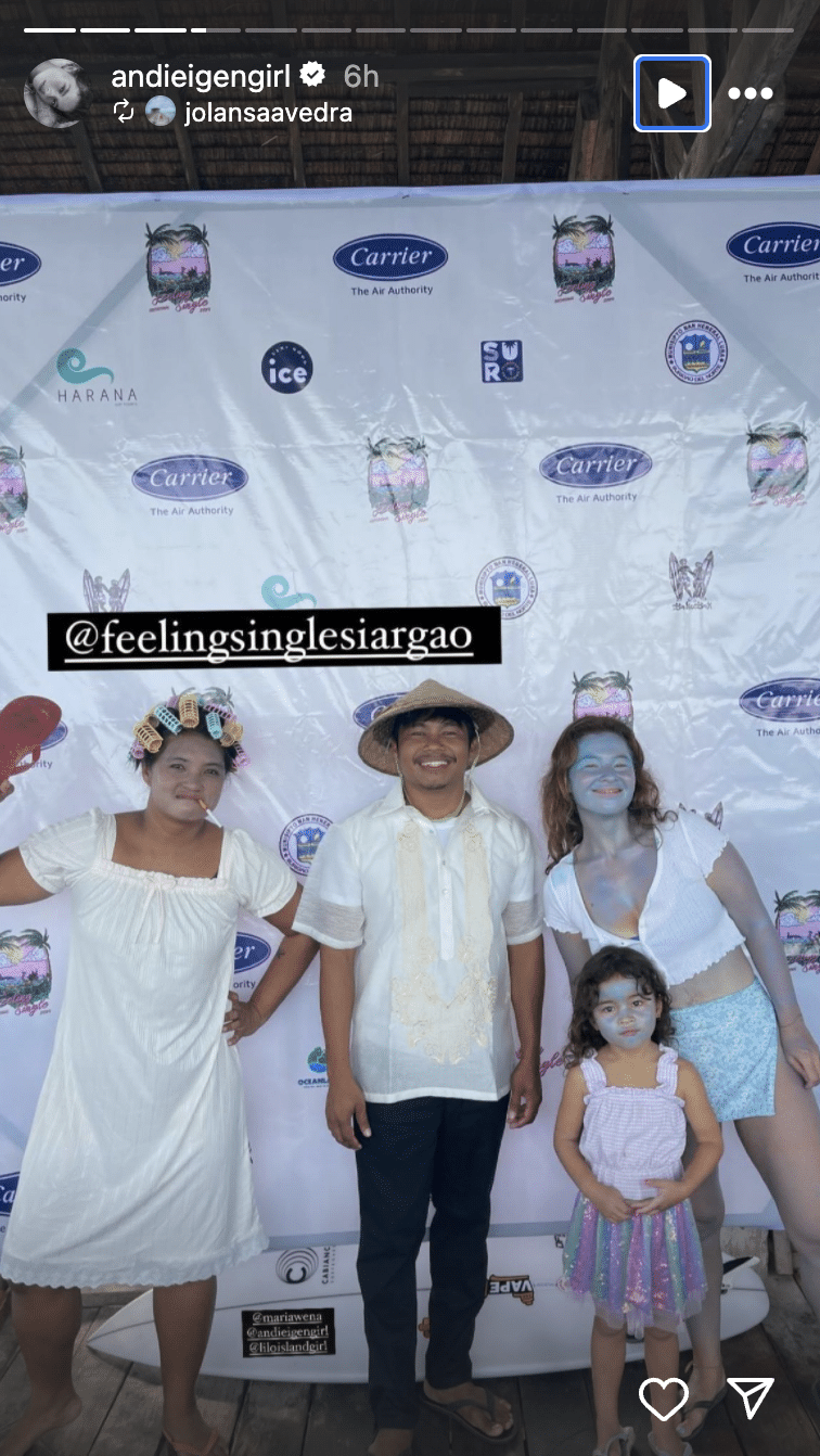 Andi Eigenmann brings back 'Agua Bendita' at surfing competition