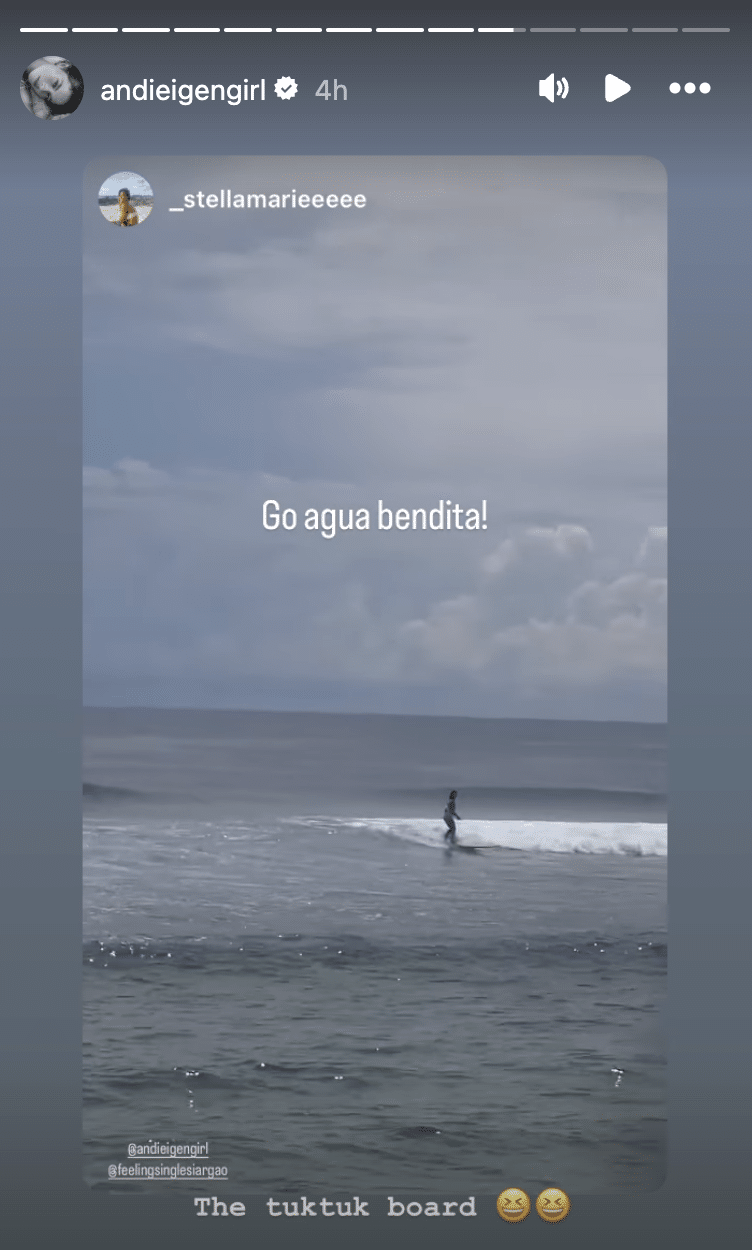 Andi Eigenmann brings back 'Agua Bendita' at surfing competition