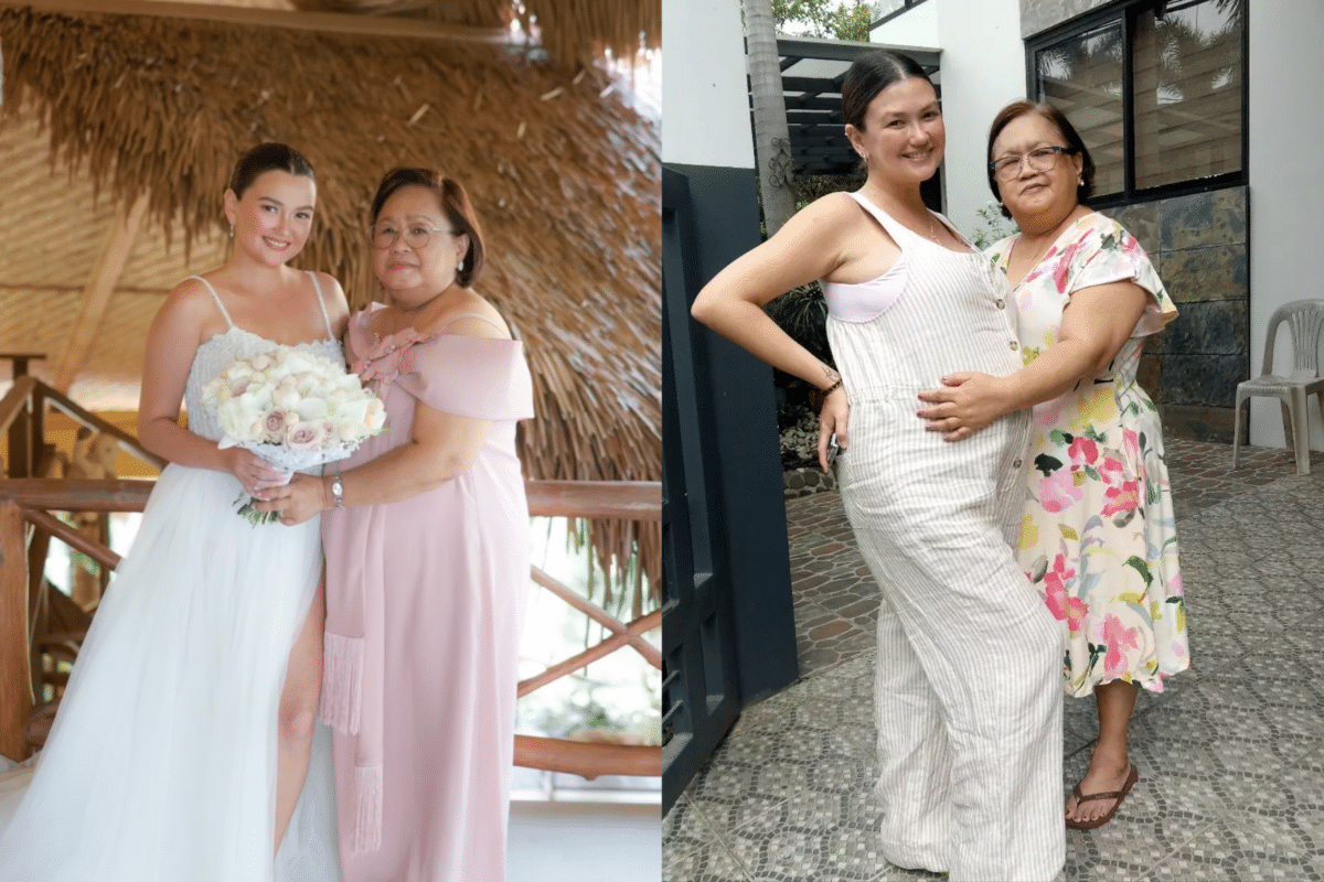 Angelica Panganiban mourns death of her mom Annabelle. Images: Pat Dy, Instagram/@panganibanannabelle