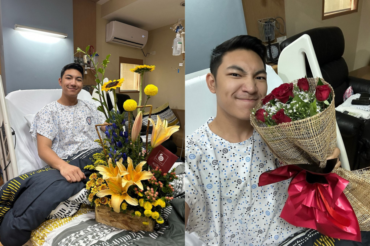 Darren Espanto assures fans he’s fine after appendectomy: ‘Plot twist’. Images: Instagram/@darrenespanto