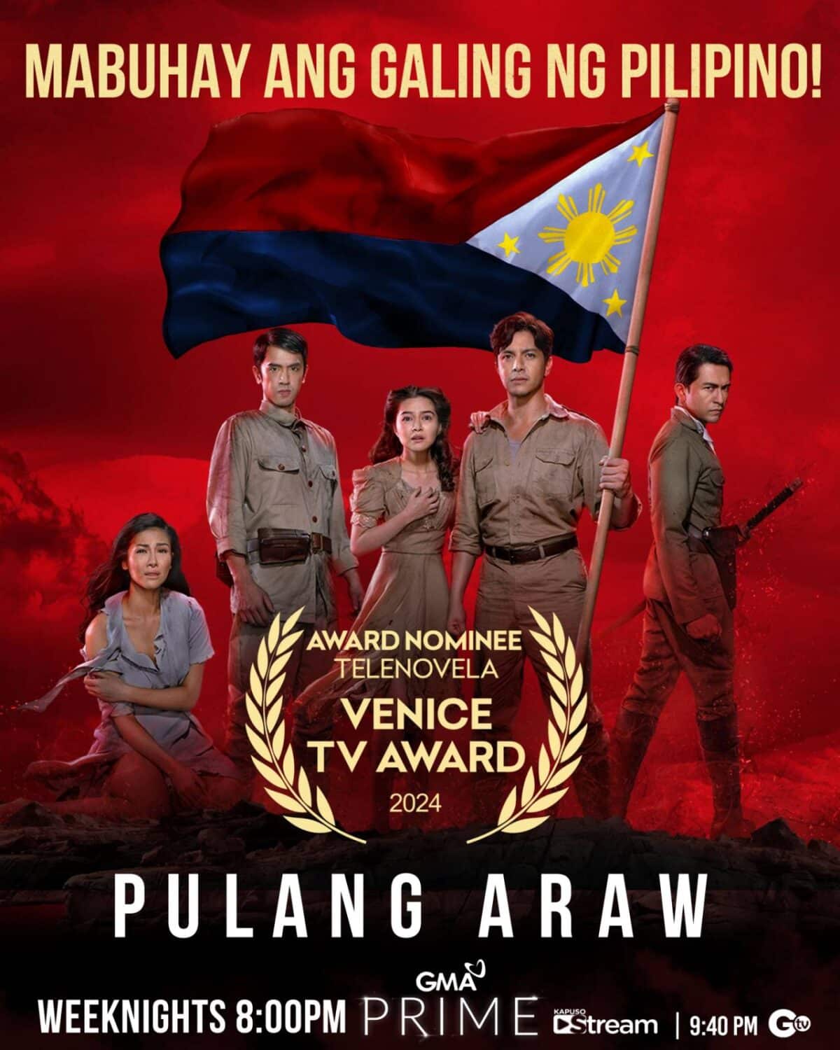 ‘Pulang Araw’ receives nomination for Best Soap/Telenovela in Venice TV Award