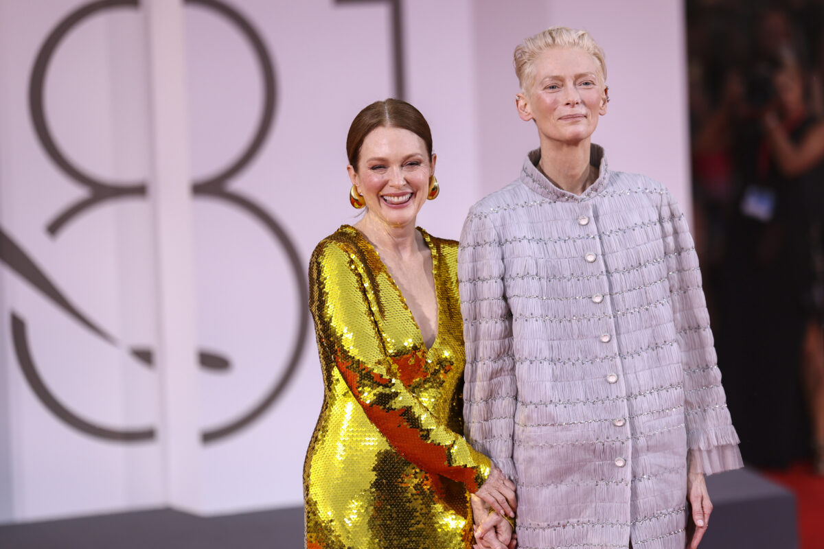 Tilda Swinton, Julianne Moore receive 17-minute standing ovation at Venice