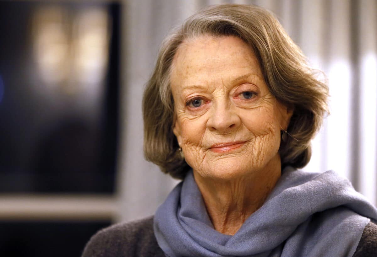 British actress Dame Maggie Smith 