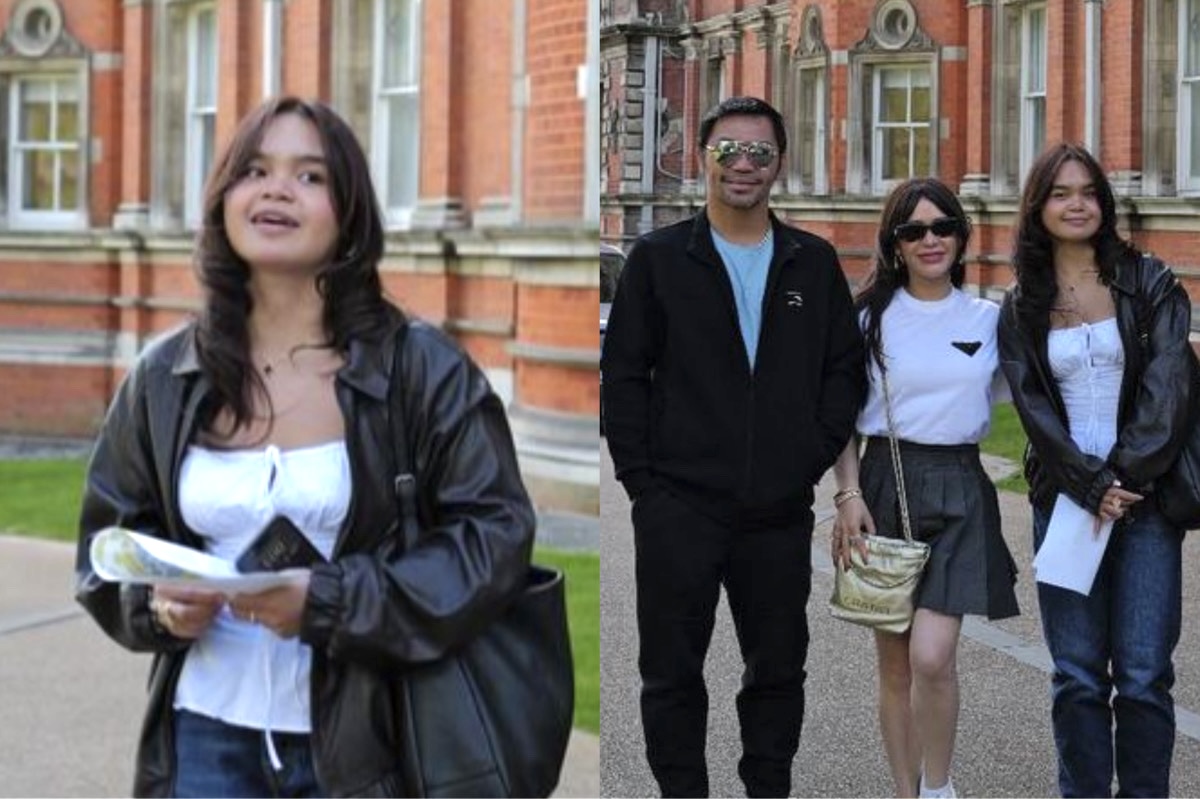 Manny Pacquiao’s daughter Mary flies to London to study