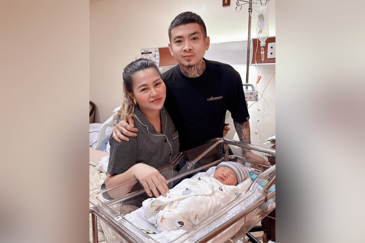 Boss Toyo, non-showbiz wife Mary Jhoy welcome baby boy. Image: Facebook/Loves Jhoy