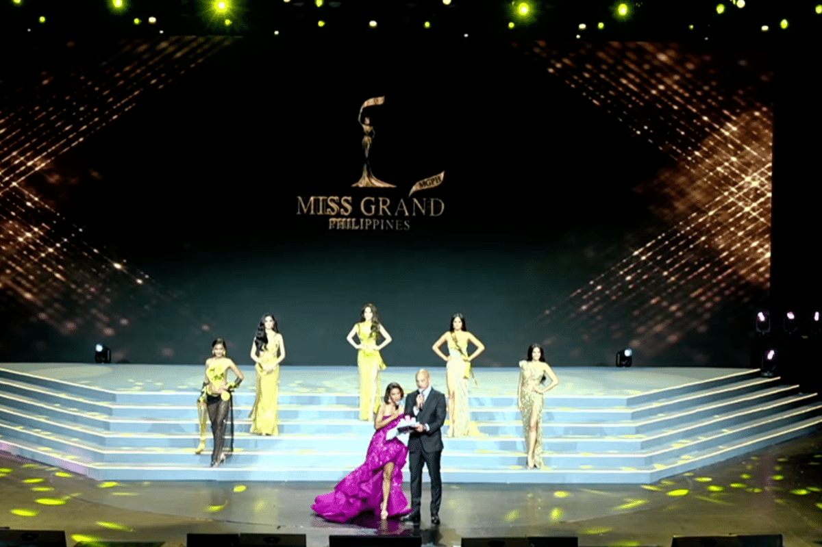 Miss Grand Philippines 2024: CJ Opiaza, Sophia Santos, Alexandra Rosales in Top 5. Image: Screengrab from YouTube/GrandPhTV