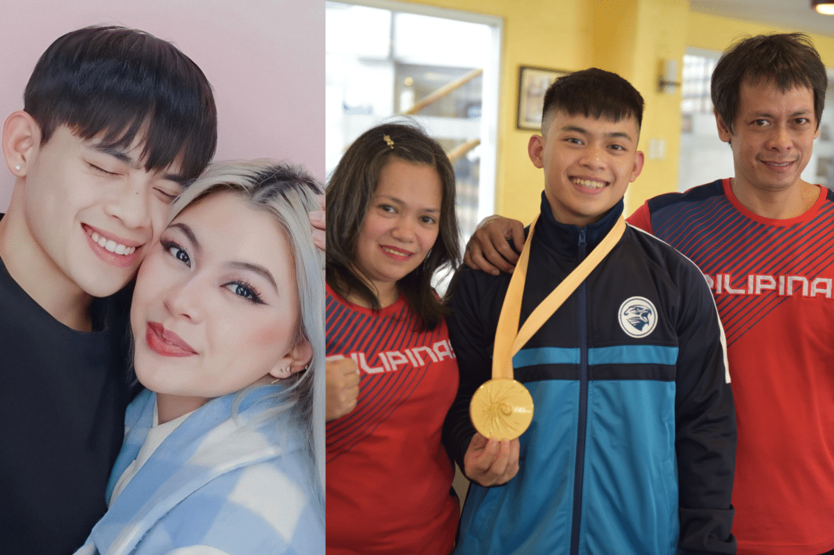 IN THE SPOTLIGHT: Carlos Yulo, Chloe San Jose, and the dark side of Filipino family culture. Images: Instagram/@chloeanjeleigh, Facebook/Adamson University