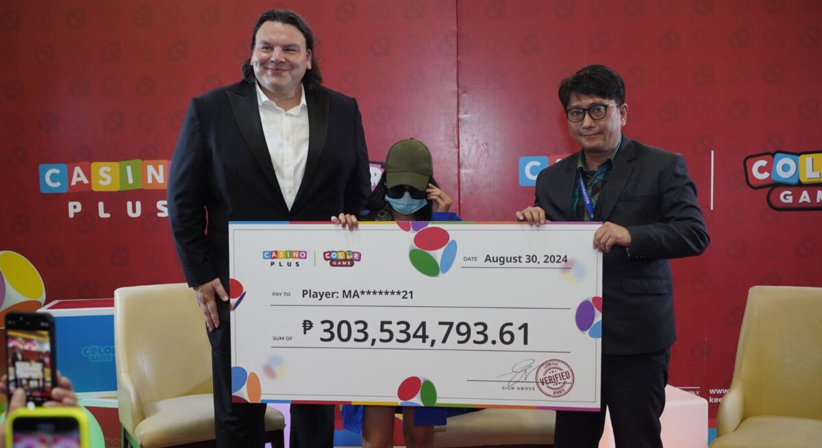 Color Game Jackpot A lone winner takes home 303 million pesos!