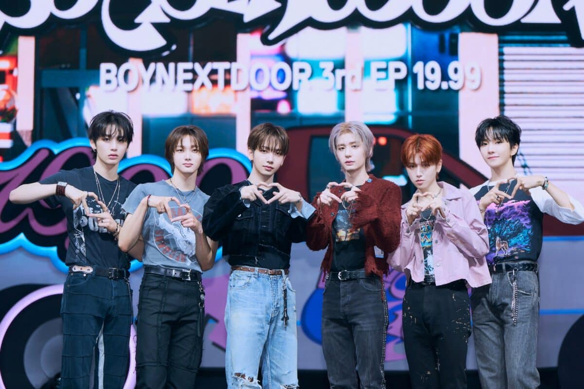 BoyNextDoor during their "19.99" media showcase in Seoul. Image: Courtesy of KOZ Entertainment