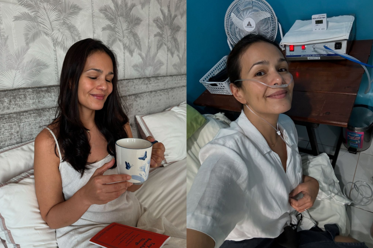 Iza Calzado recovering from week-long pharyngitis, bronchitis. Images: Instagram/@missizacalzado