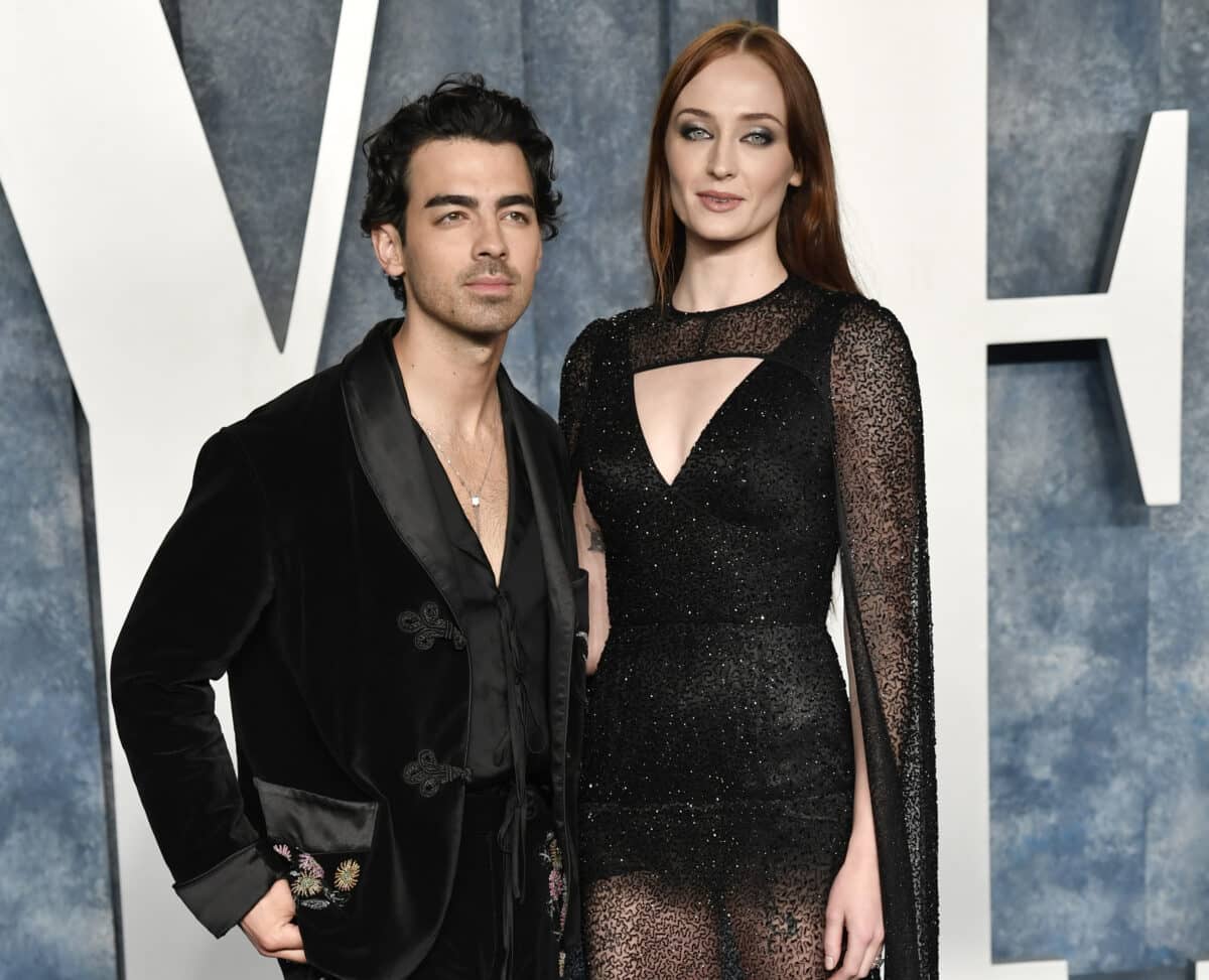 Joe Jonas, left, and Sophie Turner