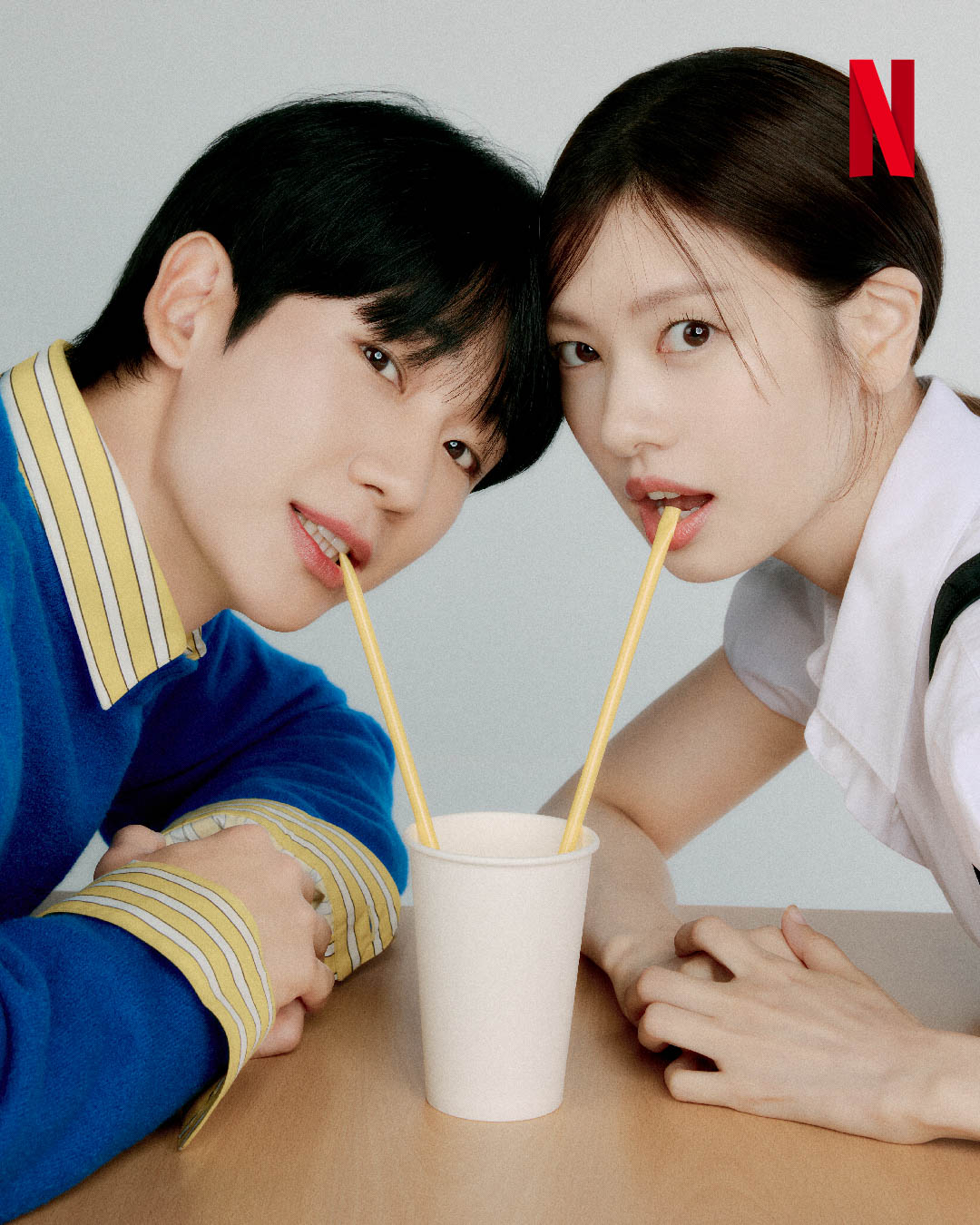 Jung Hae-in and Jung So-min in a promotional photo for "Love Next Door." Image: Courtesy of Netflix Korea