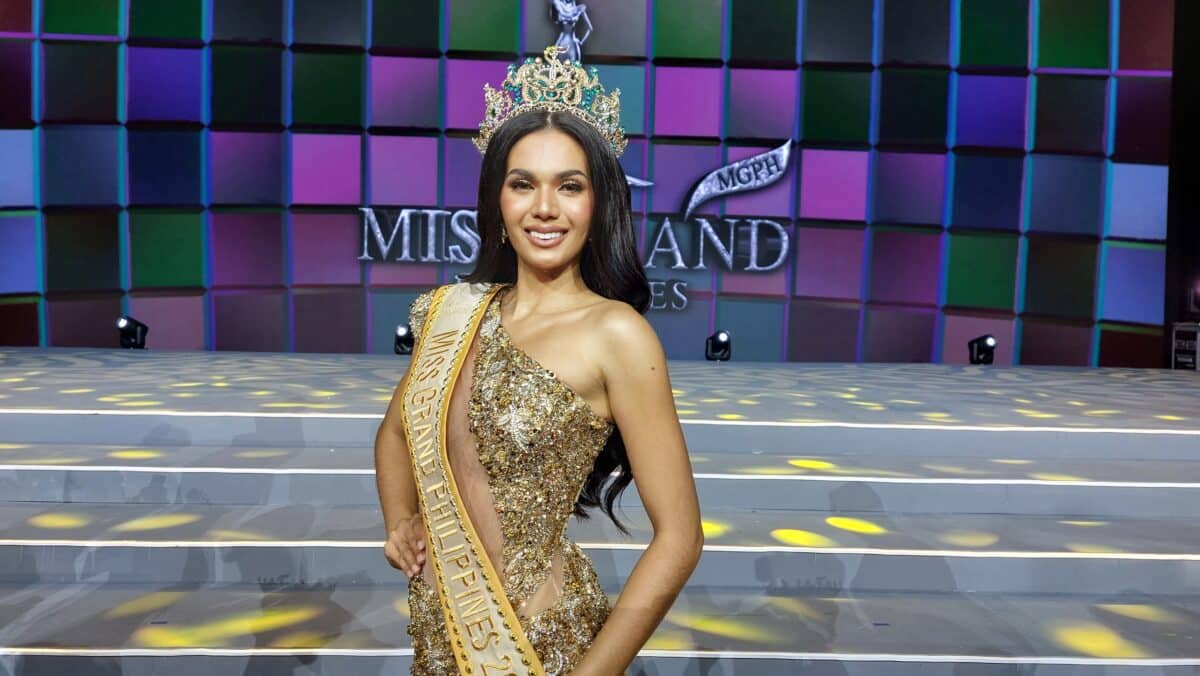 Newly-crowned Miss Grand Philippines CJ Opiaza. Image: Armin P. Adina/INQUIRER.net