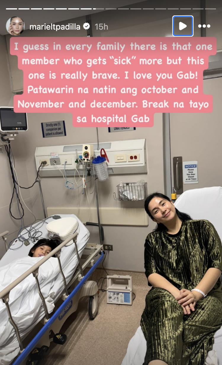 Mariel Padilla rushes daughter Gabriela to ER, laments frequent hospital visits