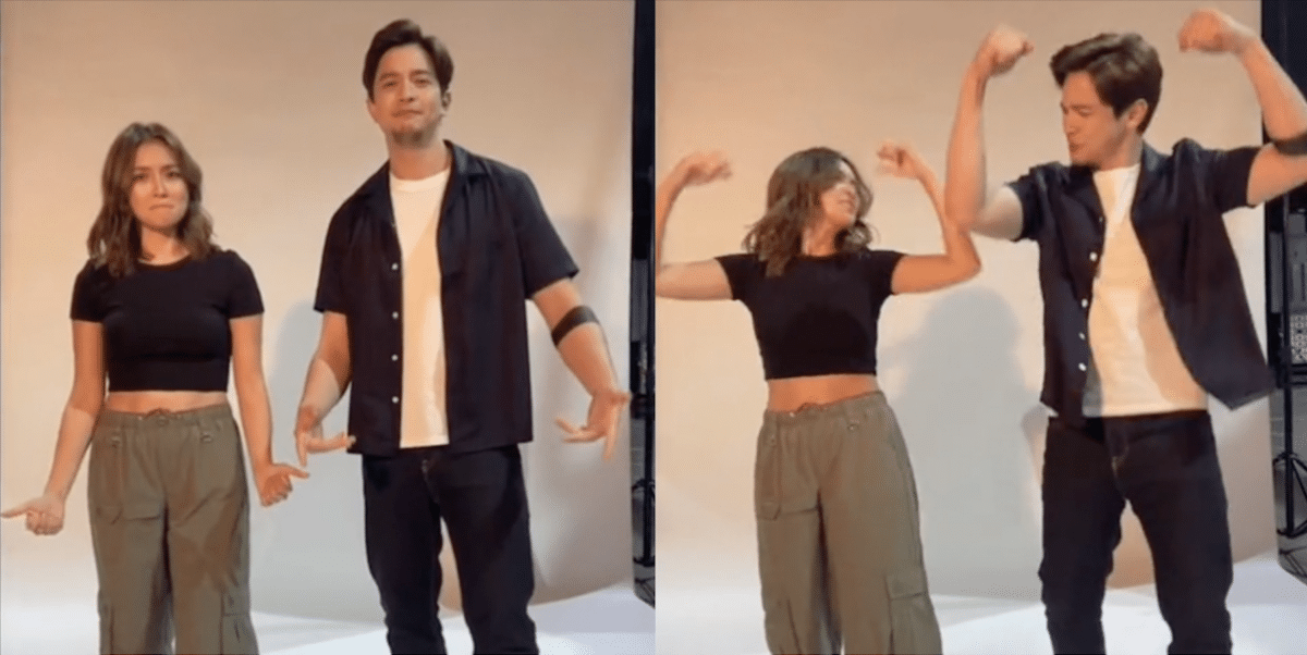 WATCH: Kathryn Bernardo, Alden Richards hop on “Maybe This Time” dance challenge